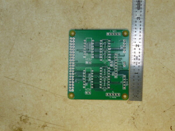 Quad Stall Motor Control and Sense HAT for RPi, bare circuit board w/ doc - Image 4