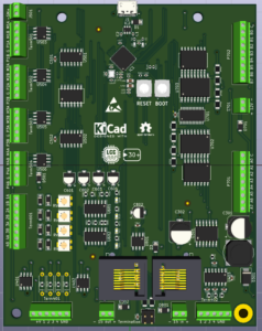 ESP32-S3-MultiFunction board 3D rendering