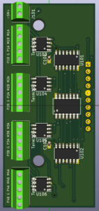 3D image of the Stall Motor driver daughter board