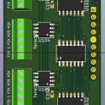 3D image of the Stall Motor driver daughter board