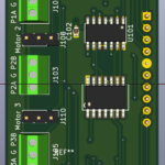 3D image of the Servo driver daughter board